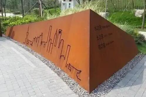 满城耐候钢挡土墙